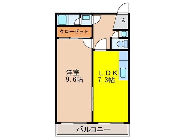 ハイツ　タンモトの物件間取画像